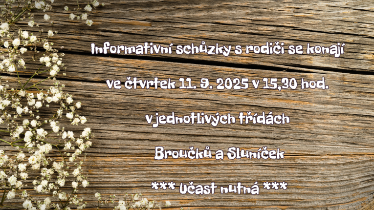 Plakát scůzky