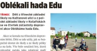 Oblékali hada Edu