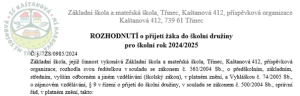 Rozhodnutí, ŠD